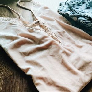 Blush Forever 21 Velvet Bodysuit